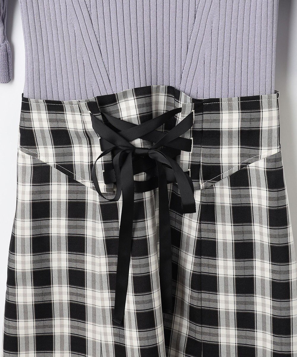 Feroux 【洗える】ニットコンビ ワンピース 