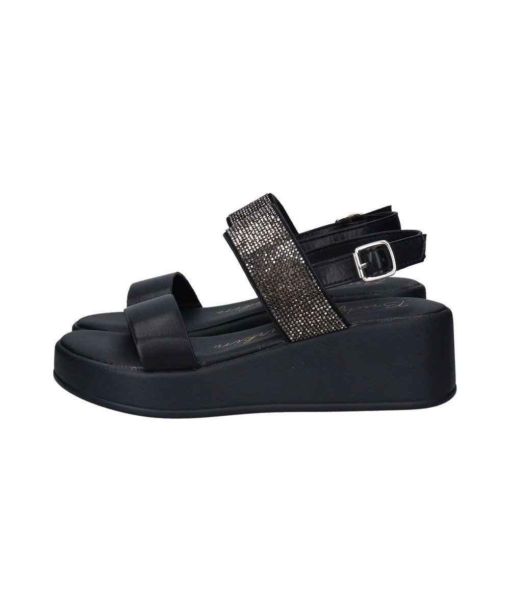 Bridget Birkin 【Bridget Birkin】キラキラバンドウェッジサンダル 