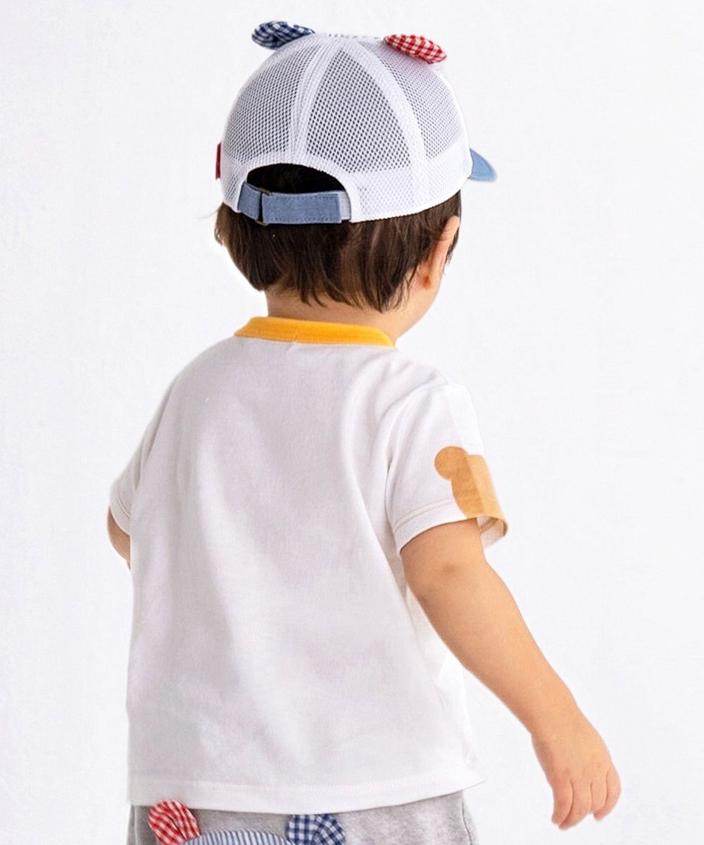 MIKI HOUSE HOT BISCUITS 【44-52cm】 顔ドン メッシュキャップ 