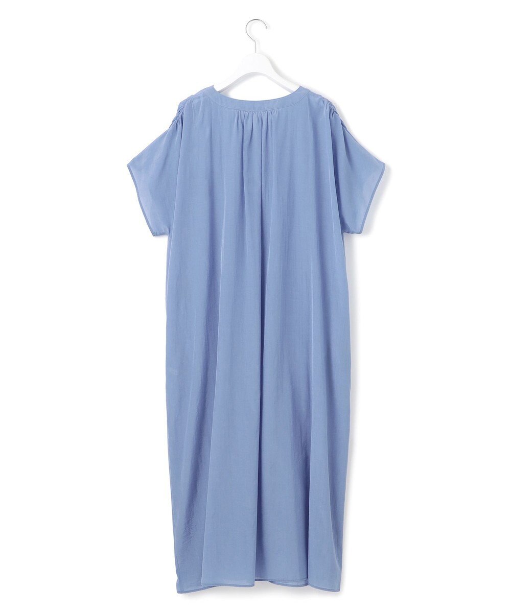 23区 L 【Lサイズ限定/接触冷感/速乾性/洗える】エアリーブライトローン Vネックワンピース 