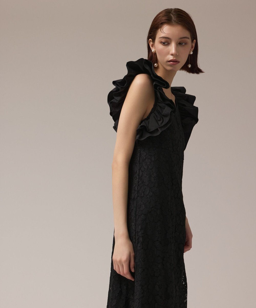 GRACE CONTINENTAL フリルレースワンピース 