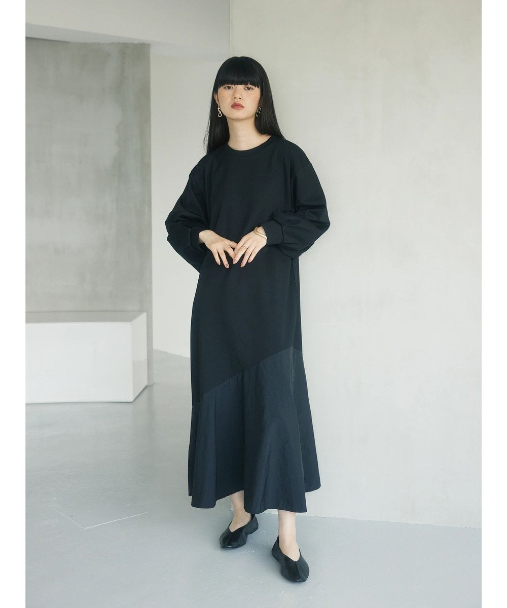 Green Parks armonia．布帛切り替えポンチワンピース 