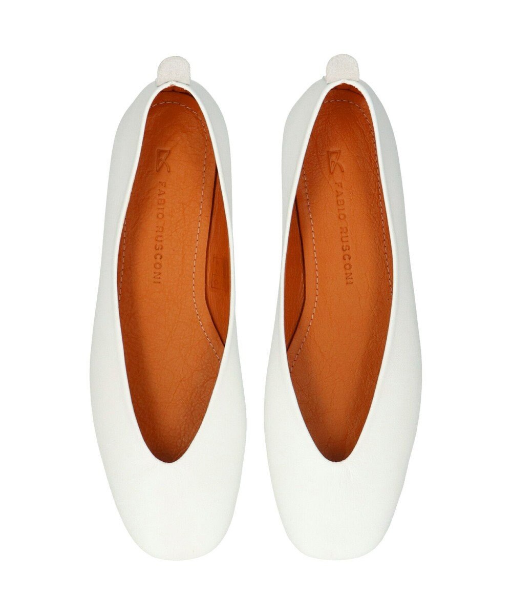 INTER-CHAUSSURES 【FABIO RUSCONI】ソフトスクエアトウVカットバレエシューズ 