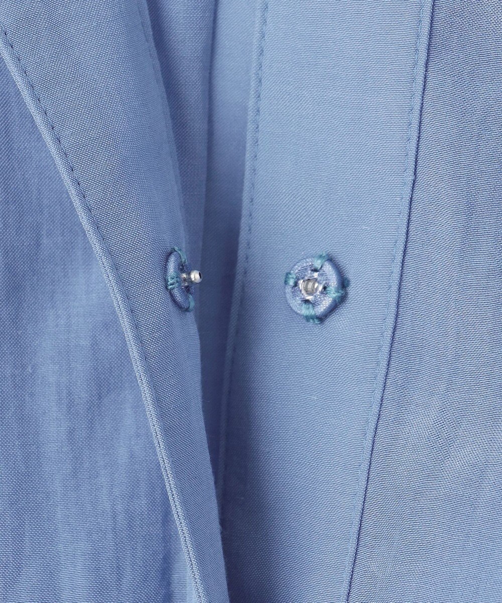 23区 L 【Lサイズ限定/接触冷感/速乾性/洗える】エアリーブライトローン Vネックワンピース 