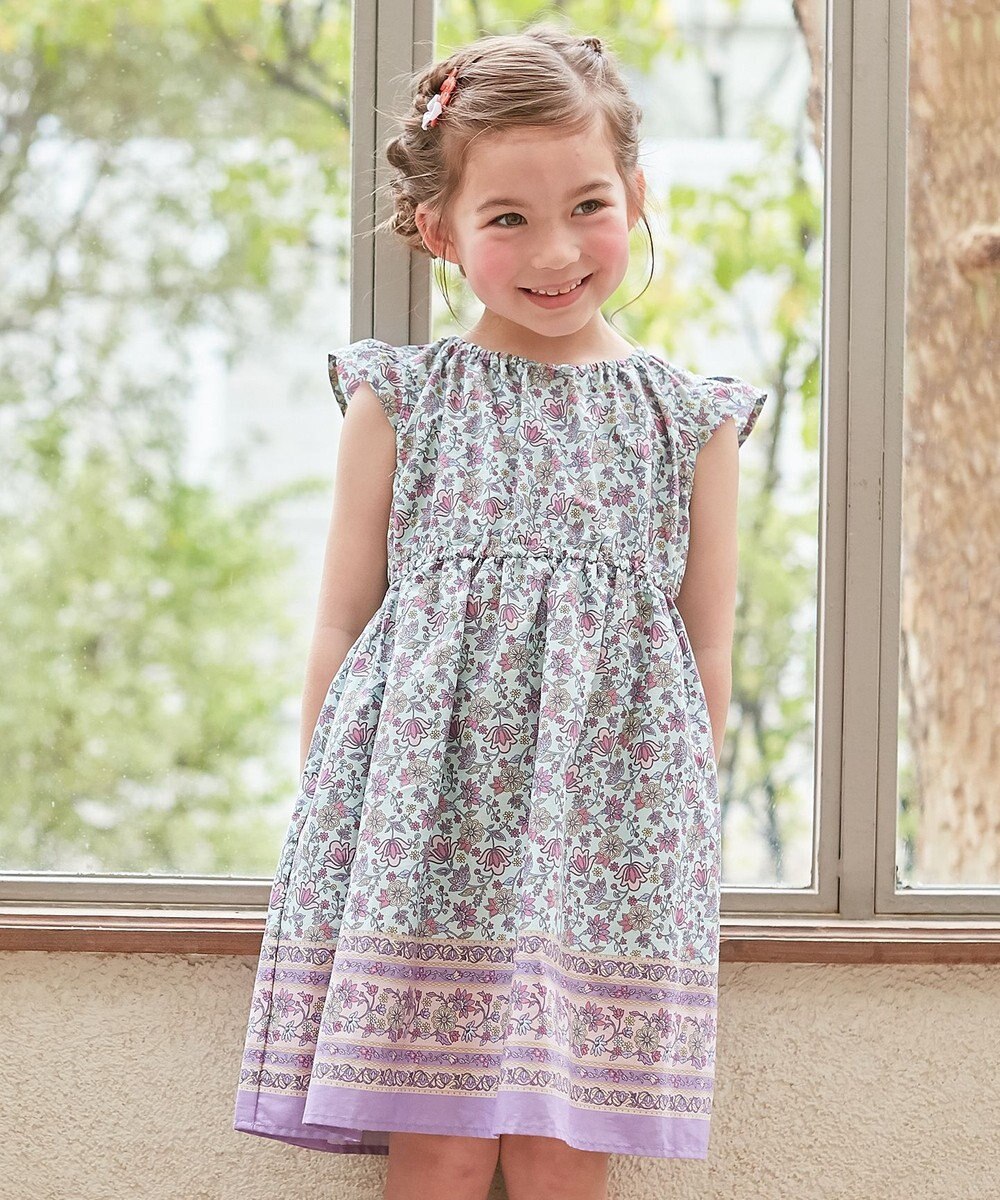 ANY KIDS プリント サマー ワンピース 