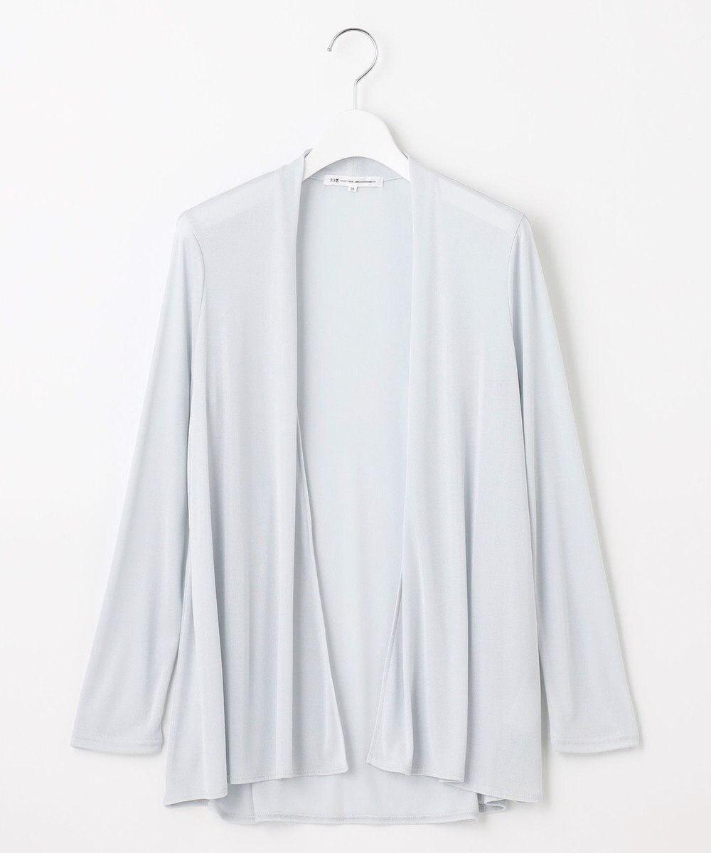23区 【新色追加/UVケア/接触冷感】マルチ機能 シアー ショート カーディガン 