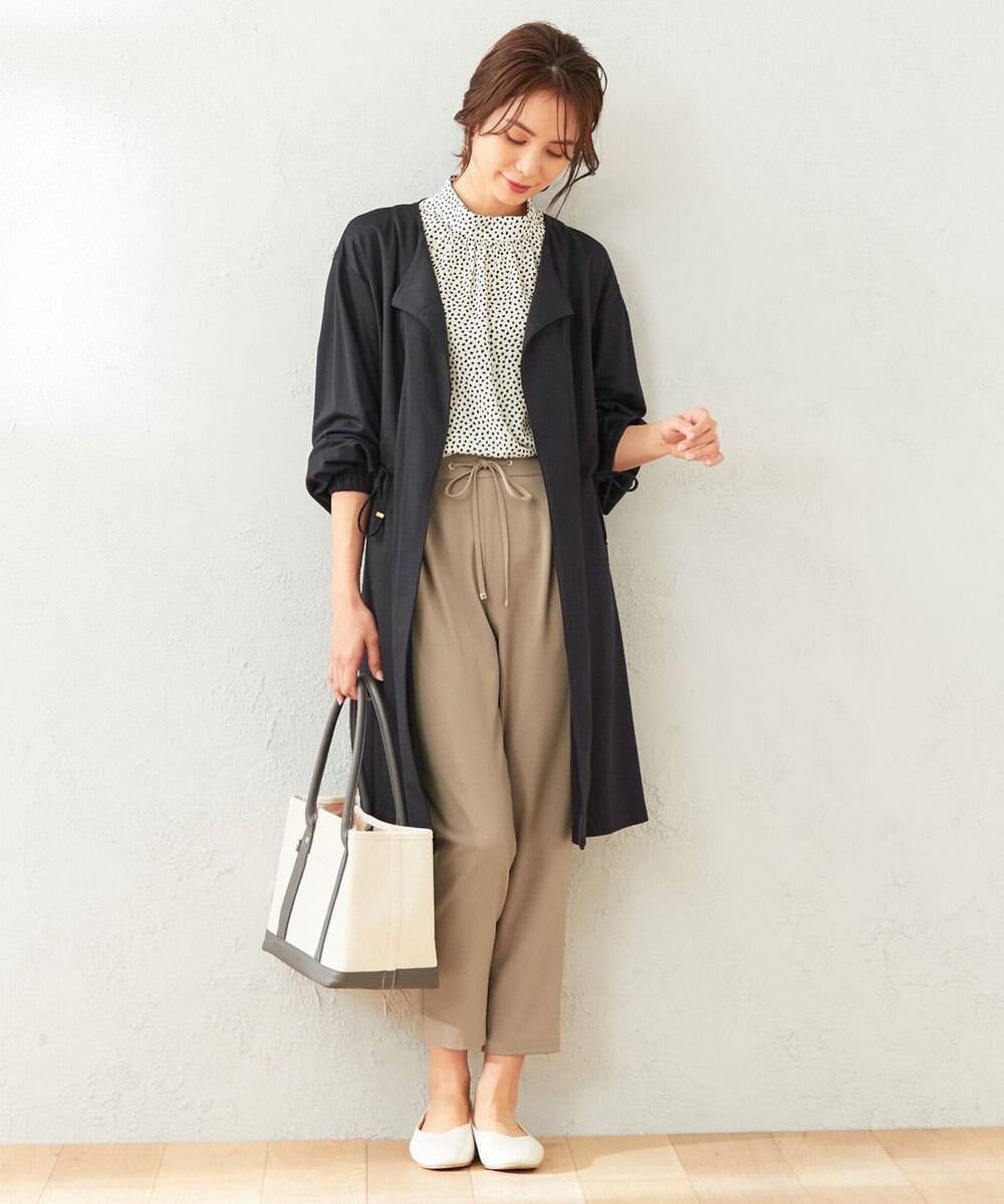 ANY 【接触冷感・UVケア】イージーケア美脚 パンツ 