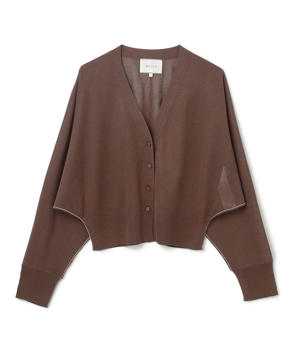 BEIGE， 【洗える】MOISE / 2WAYドルマンカーディガン 