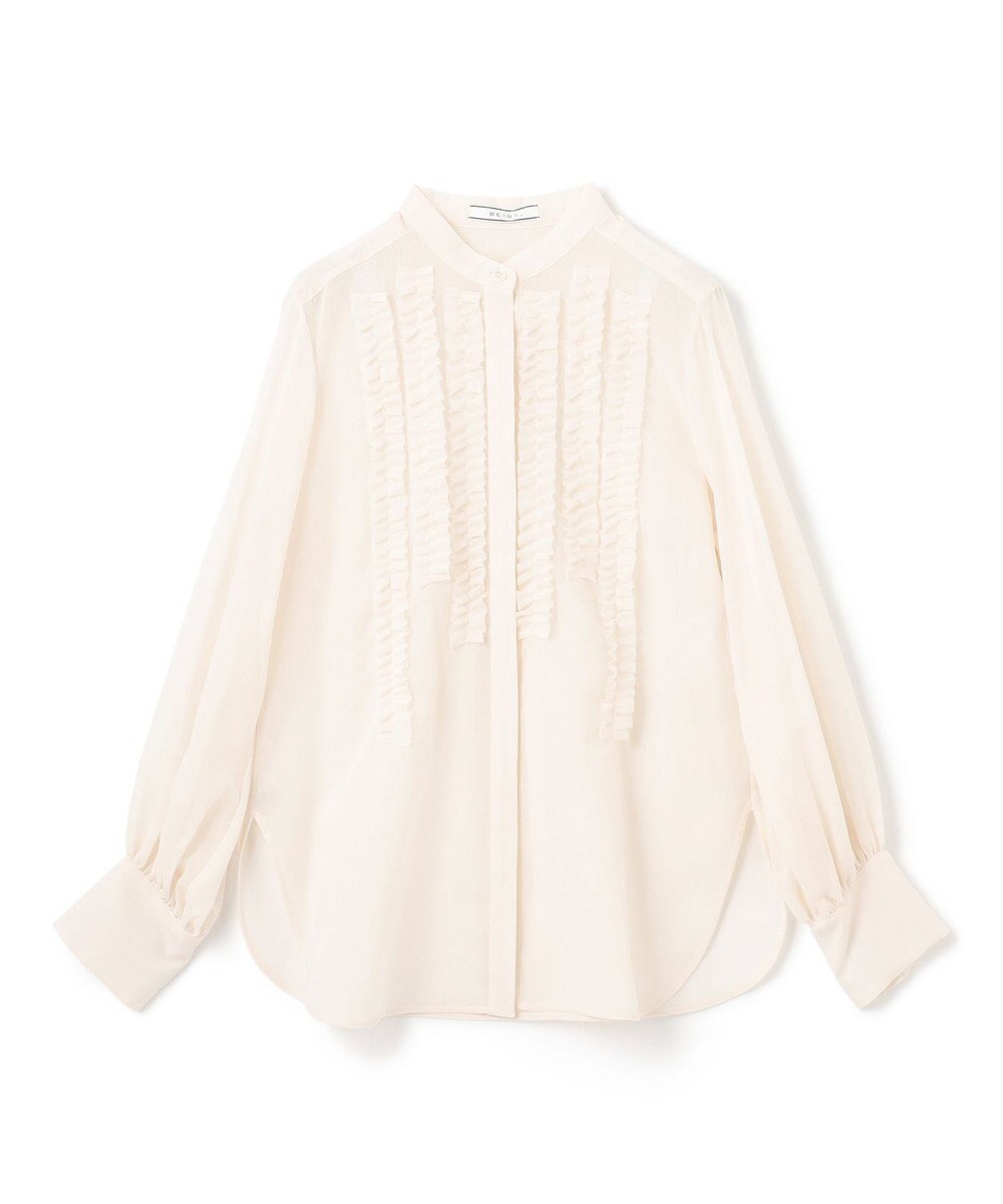 BEIGE， 【洗える・WEB限定】MOYE / フリルブラウス 