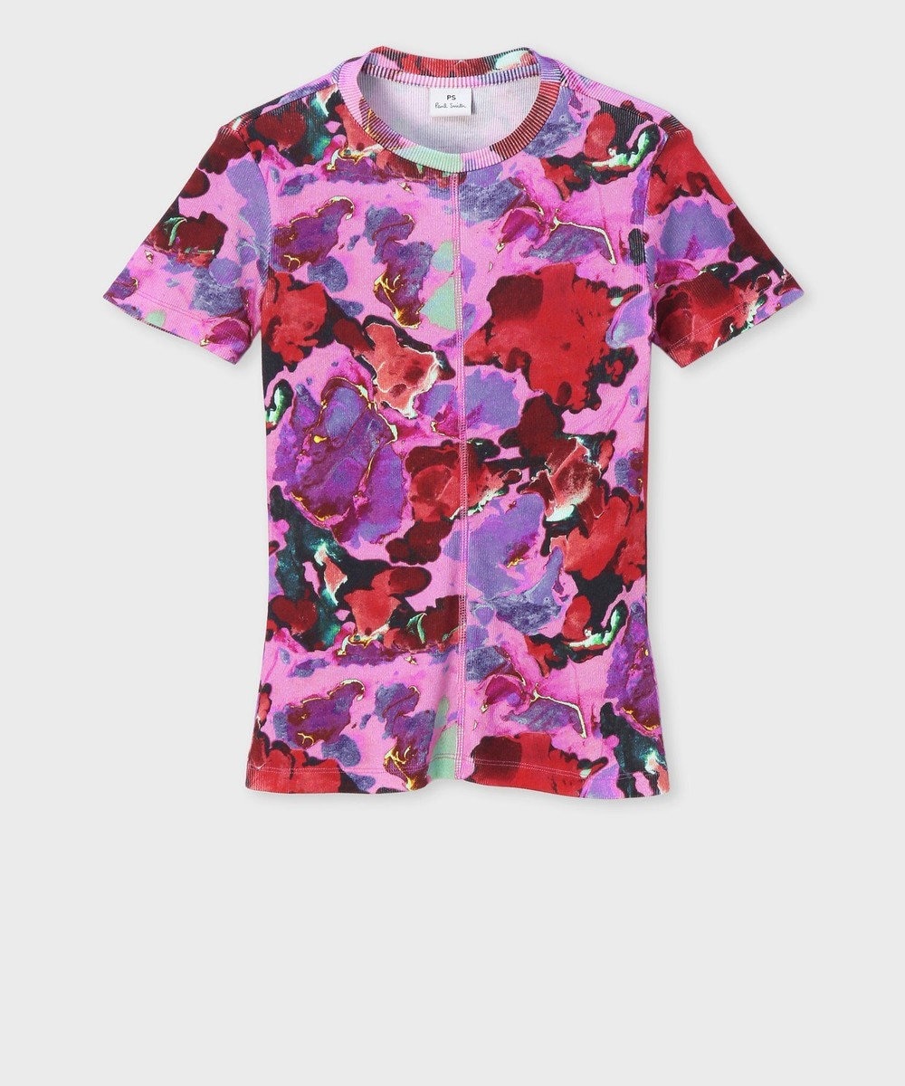 Paul Smith Marble リブTシャツ ライトピンク