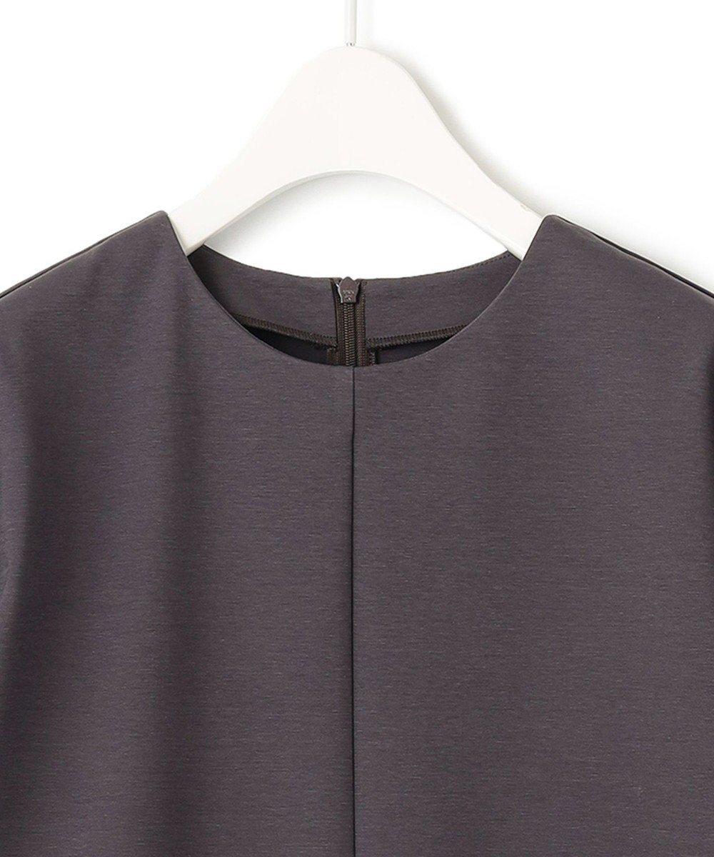 ICB 【セットアップ対応・洗える】コットンコンプレッシャー ストレートワンピース 