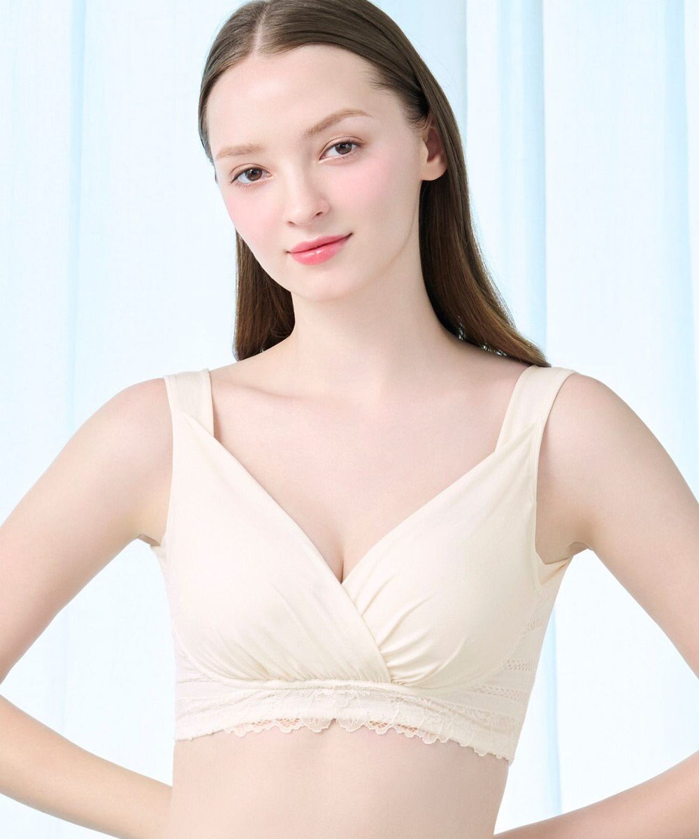 BRADELIS New York 【BRADELIS New York MATERNITY / ノンワイヤー・マタニティ】ブラデリス ノンワイヤーカシュクールブラ 