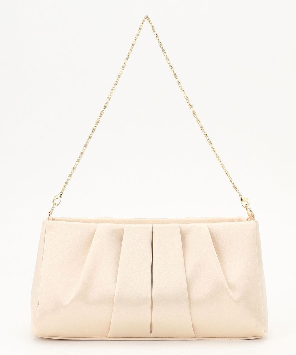 ANY SIS 【2WAY】ビジュー調タック パーティバッグ 