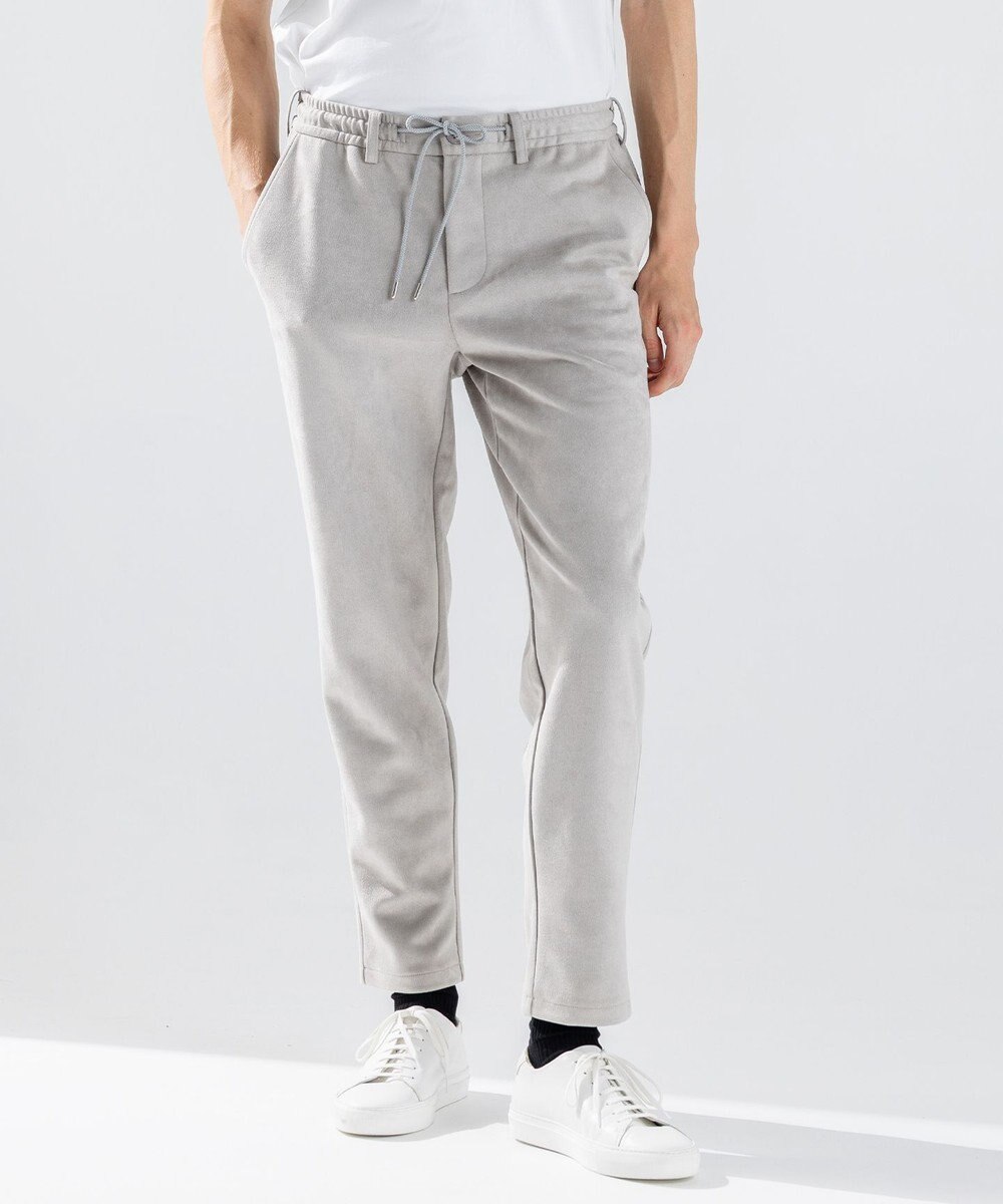 JOSEPH HOMME 【WEB・一部店舗限定  】レザーライクポンチ　ドロスト付テーパードパンツ / PEGG CONVERTIBLE 