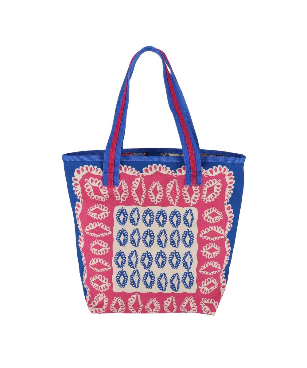 tsumori chisato CARRY ダイヤモンドフラワー トートバッグ リバーシブル 花柄 
