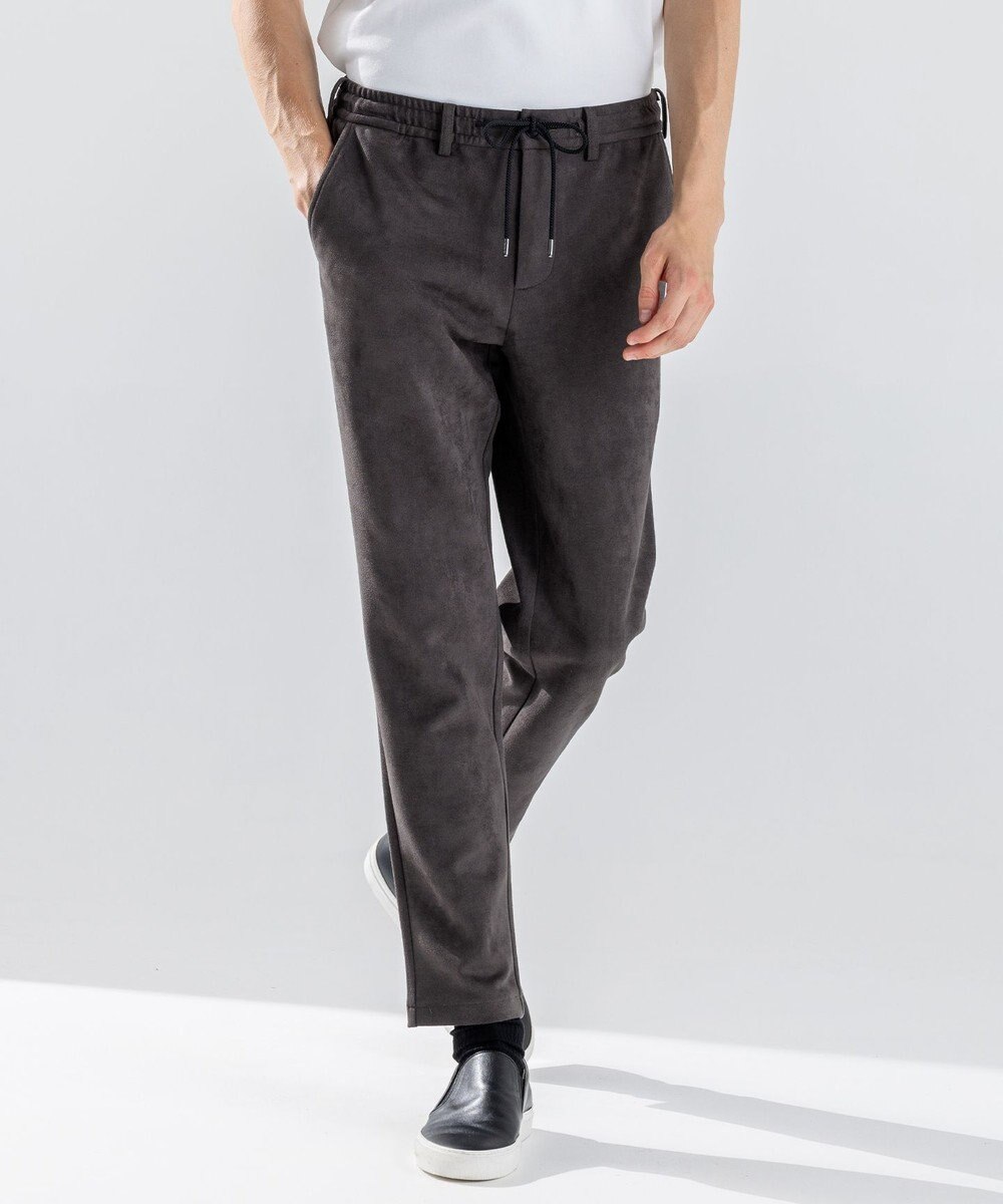 JOSEPH HOMME 【WEB・一部店舗限定  】レザーライクポンチ　ドロスト付テーパードパンツ / PEGG CONVERTIBLE 