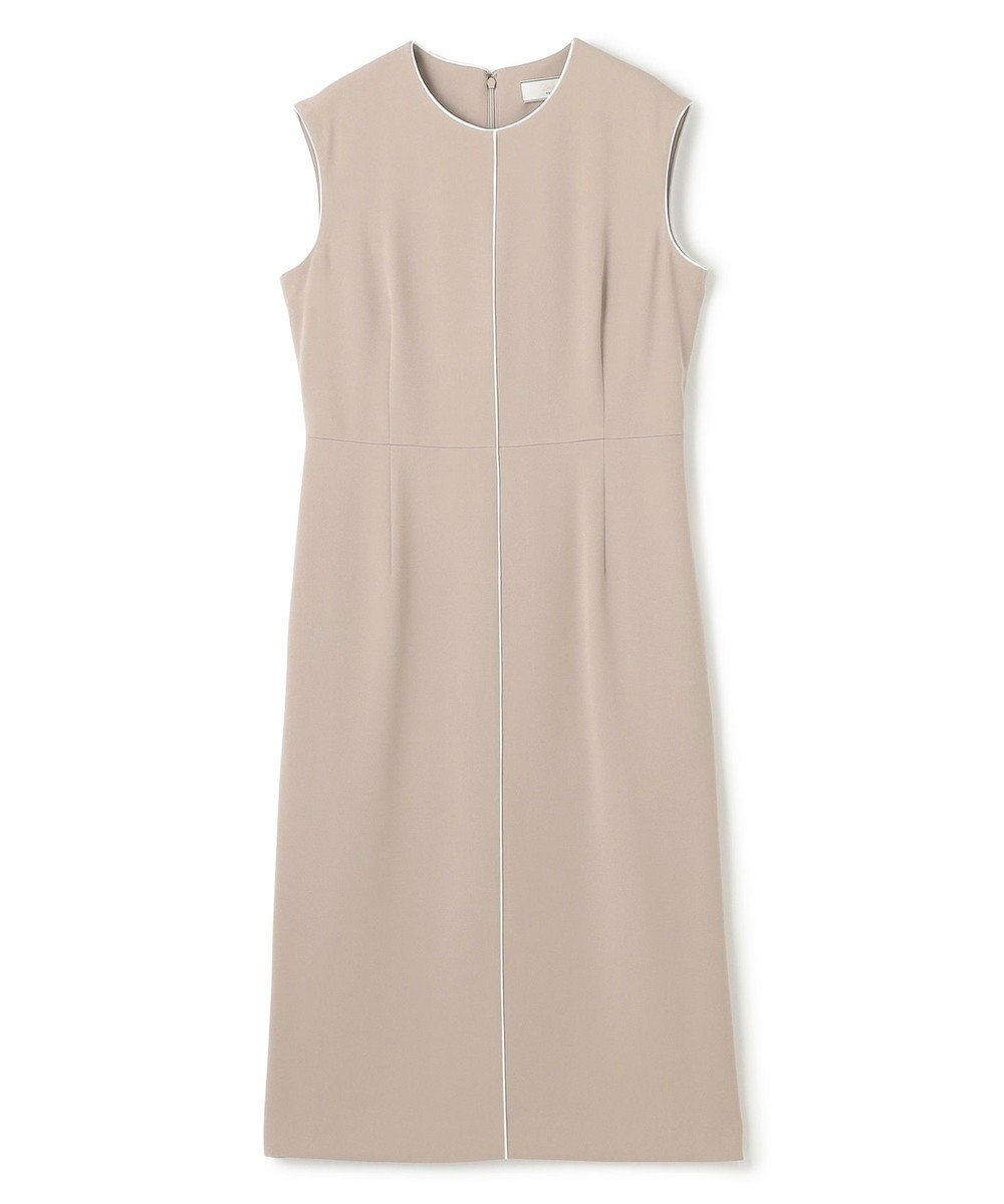 BEIGE， 【洗える・L-size】CINDY / クルーネックノースリーブワンピース 