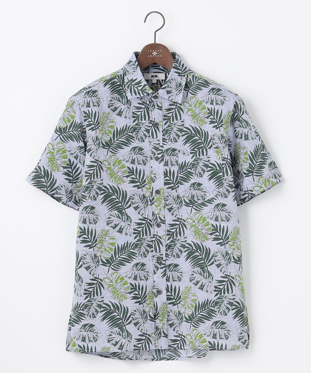 JOSEPH ABBOUD リヨセルリーフ 半袖シャツ 