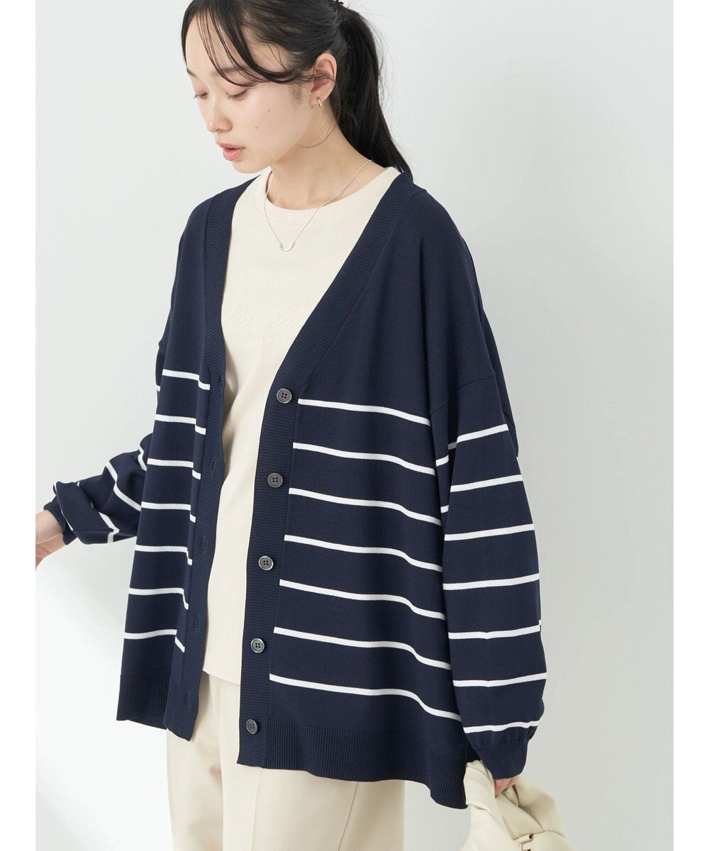 earth music&ecology Ｖネックビッグシルエットカーディガン 