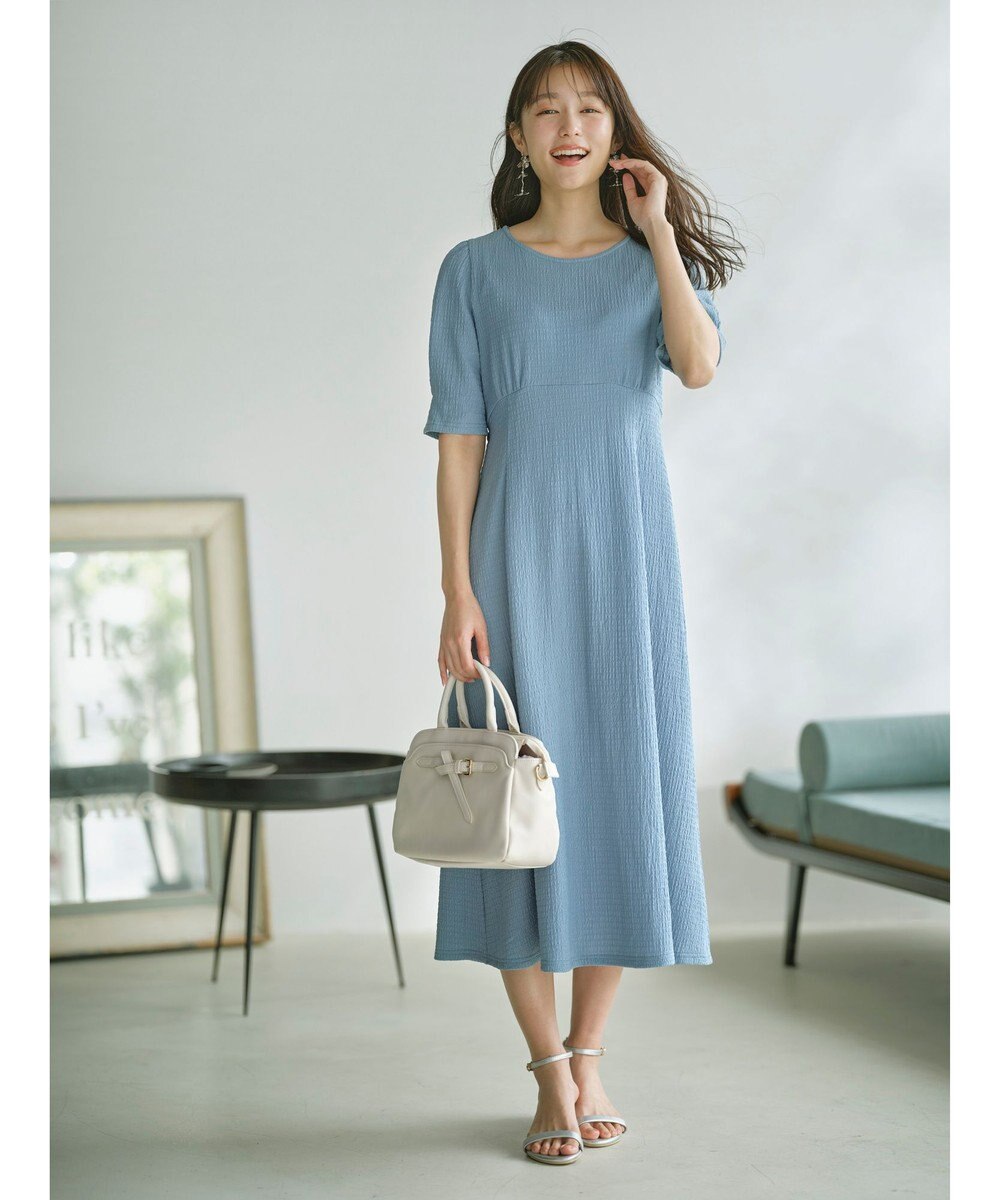 ANY SIS 【WEB限定】カットジャカード ワンピース 