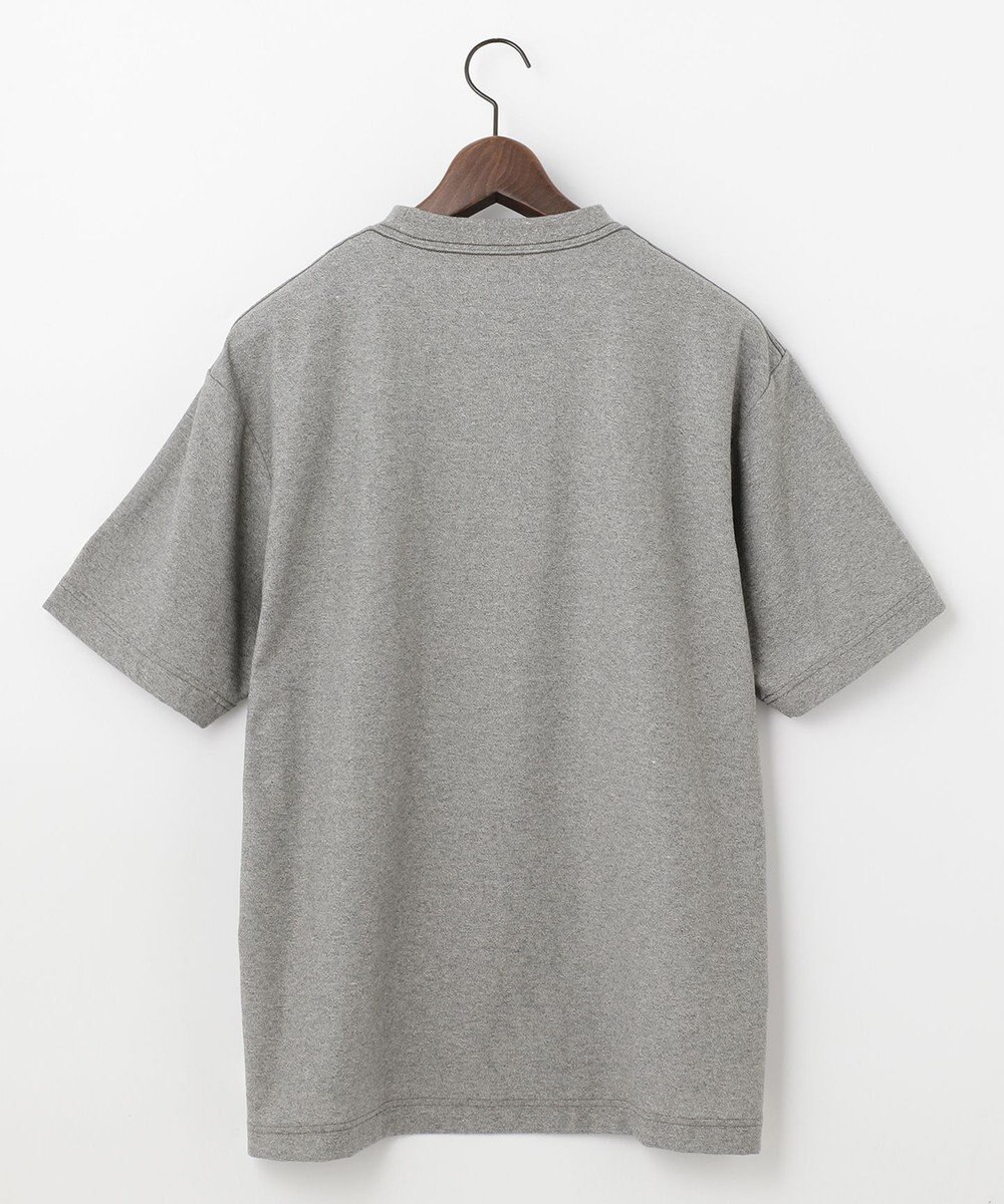 JOSEPH ABBOUD MOUNTAIN 【SPACE／UNISEX】スラブプレーティングボーダープリント Tシャツ 