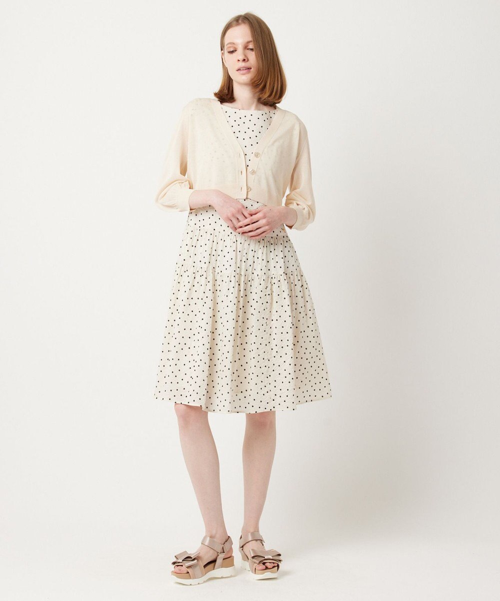 TOCCA 【洗える！】SHEER KNIT カーディガン 