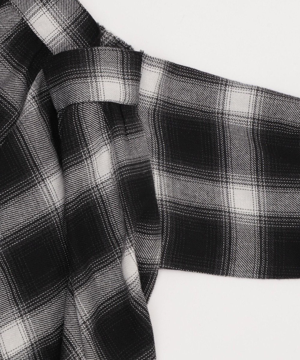 WEGO ネルシャツライクイレヘムロングスカート 