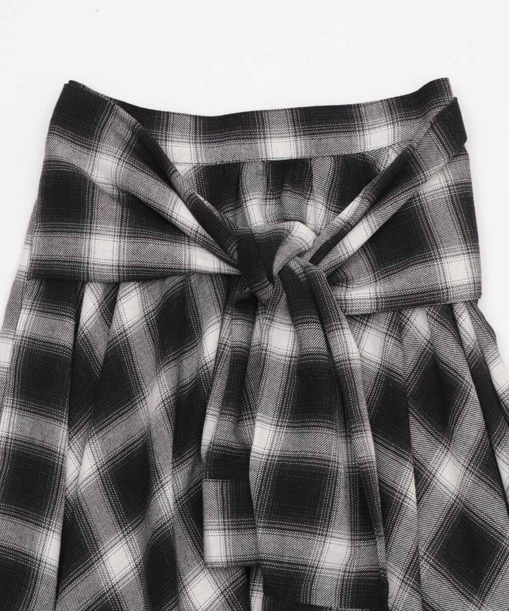 WEGO ネルシャツライクイレヘムロングスカート 