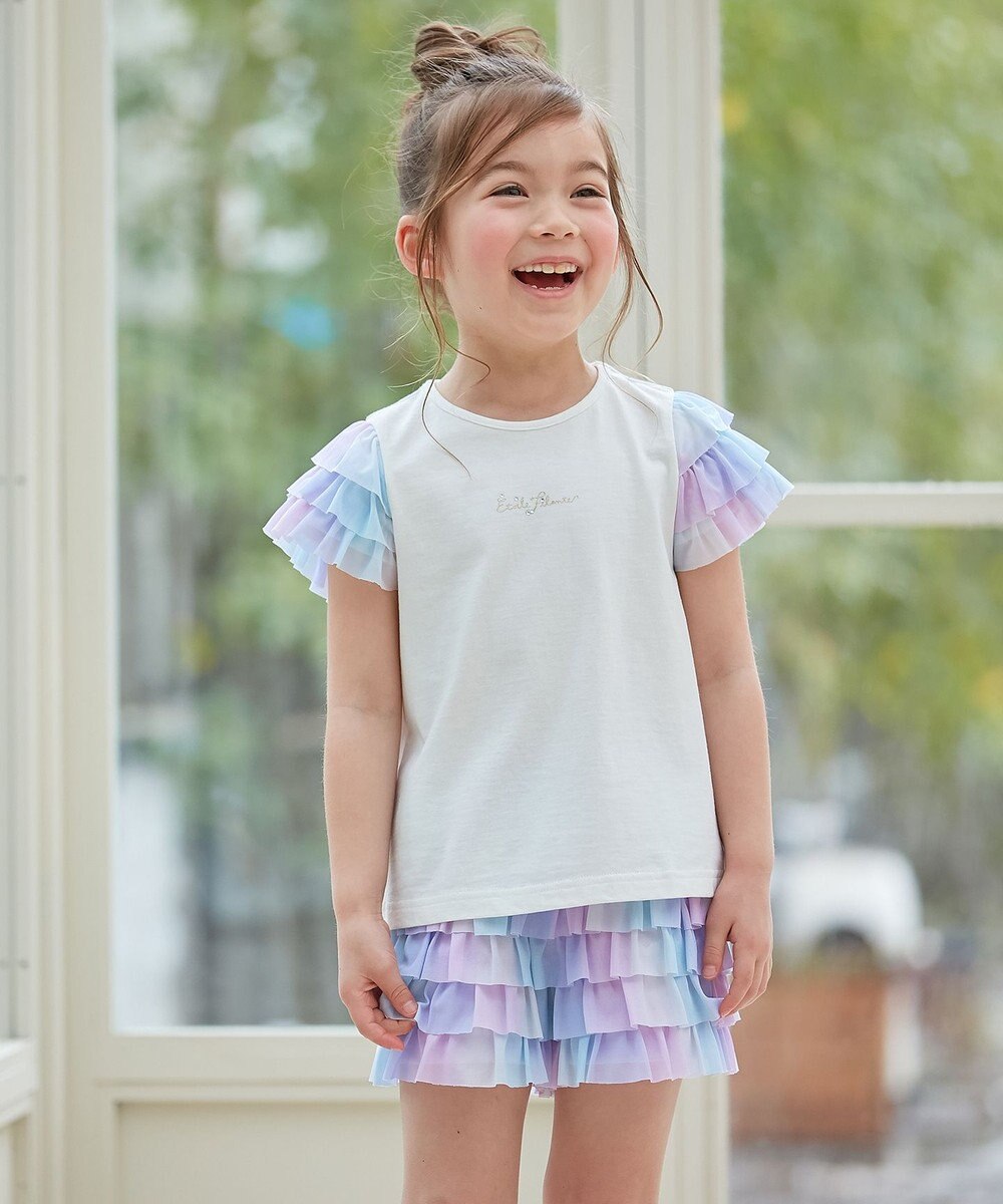 ANY KIDS フリル 天竺 ショート パンツ 