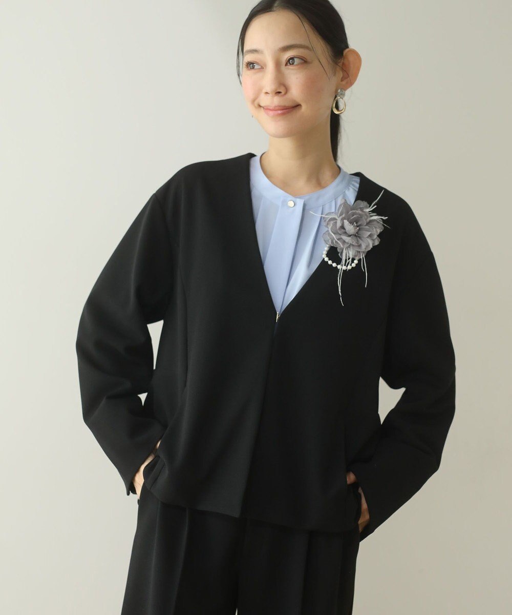 Green Parks Ｏ．洗えてストレッチ　ノーカラージャケット 