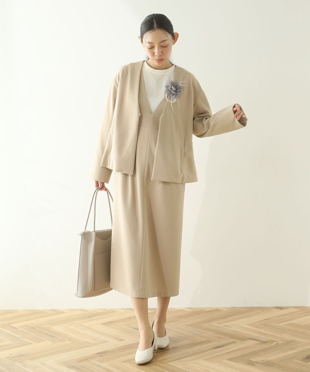 Green Parks Ｏ．洗えてストレッチ　ノーカラージャケット 