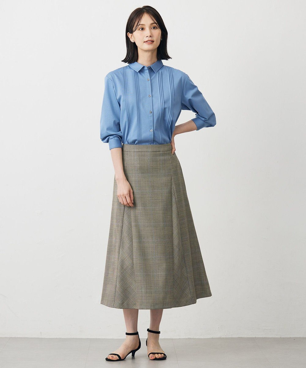 J.PRESS LADIES S コンパクトトリコット シャツライク カットソー 