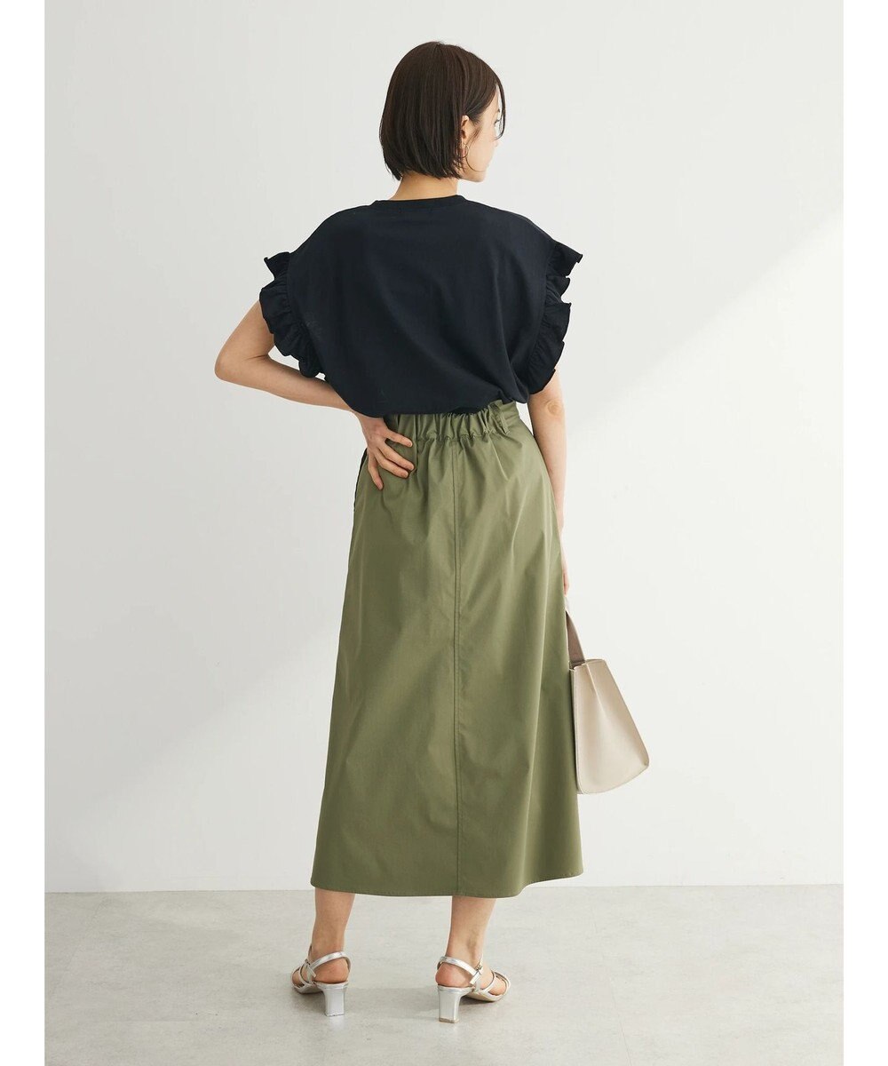 Green Parks ・ＤｏｕｂｌｅＦｌａｇｓ　フリルショルダープリントＴＥＥ 