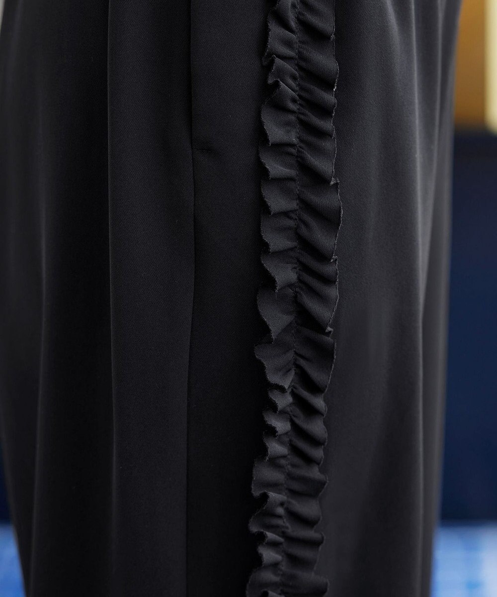 Tiaclasse L 【ブラウス×パンツ2点ット】フリルデザインセットアップ 