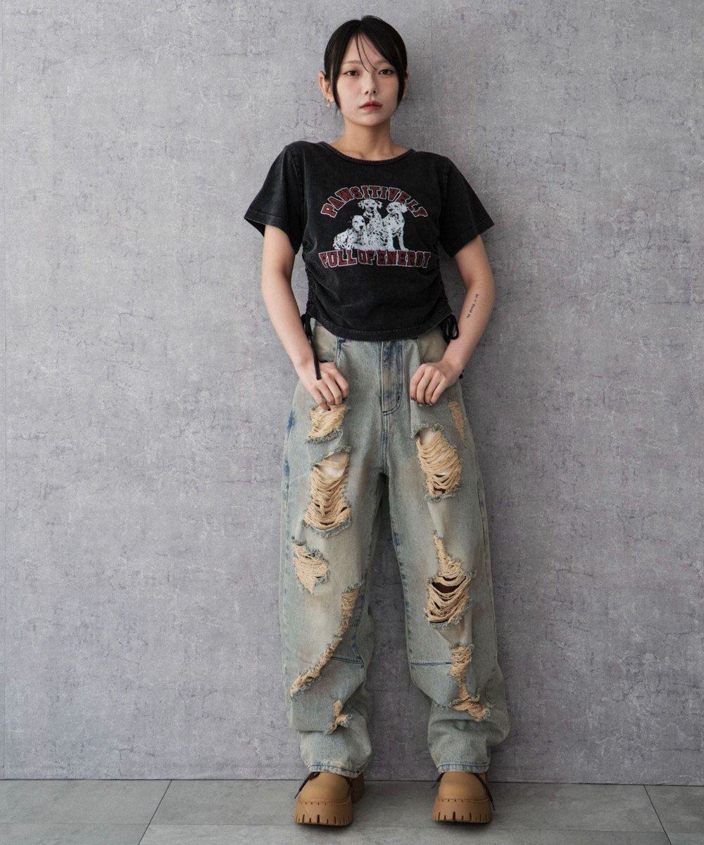 WEGO ヴィンテージライクドロストちびT 