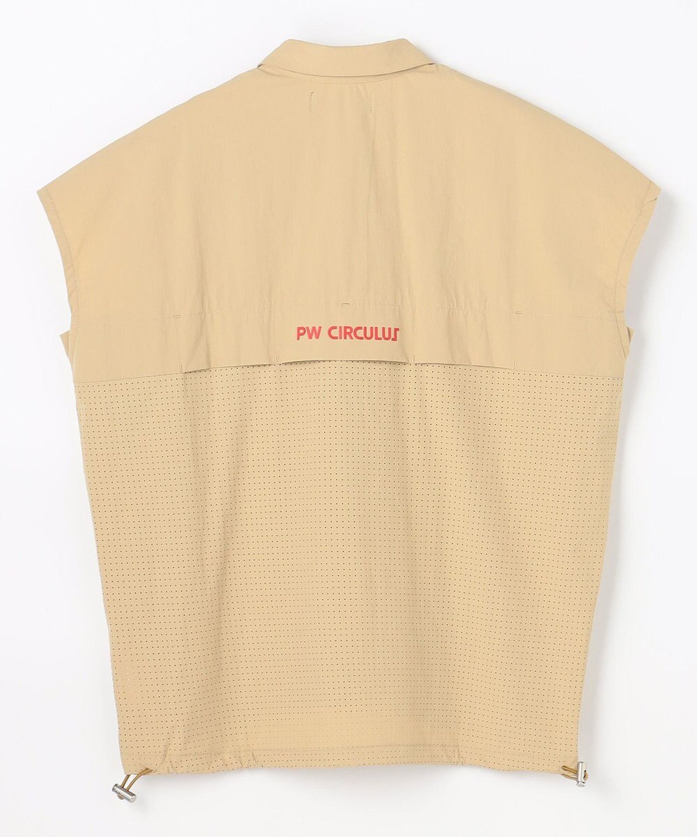 PW CIRCULUS 【すっきり見え袖】【WOMEN】サファリシャツ ゴルフウェア レディース 