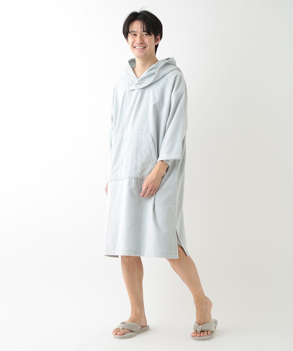UCHINO エアリータッチ ポケット付サウナポンチョ 