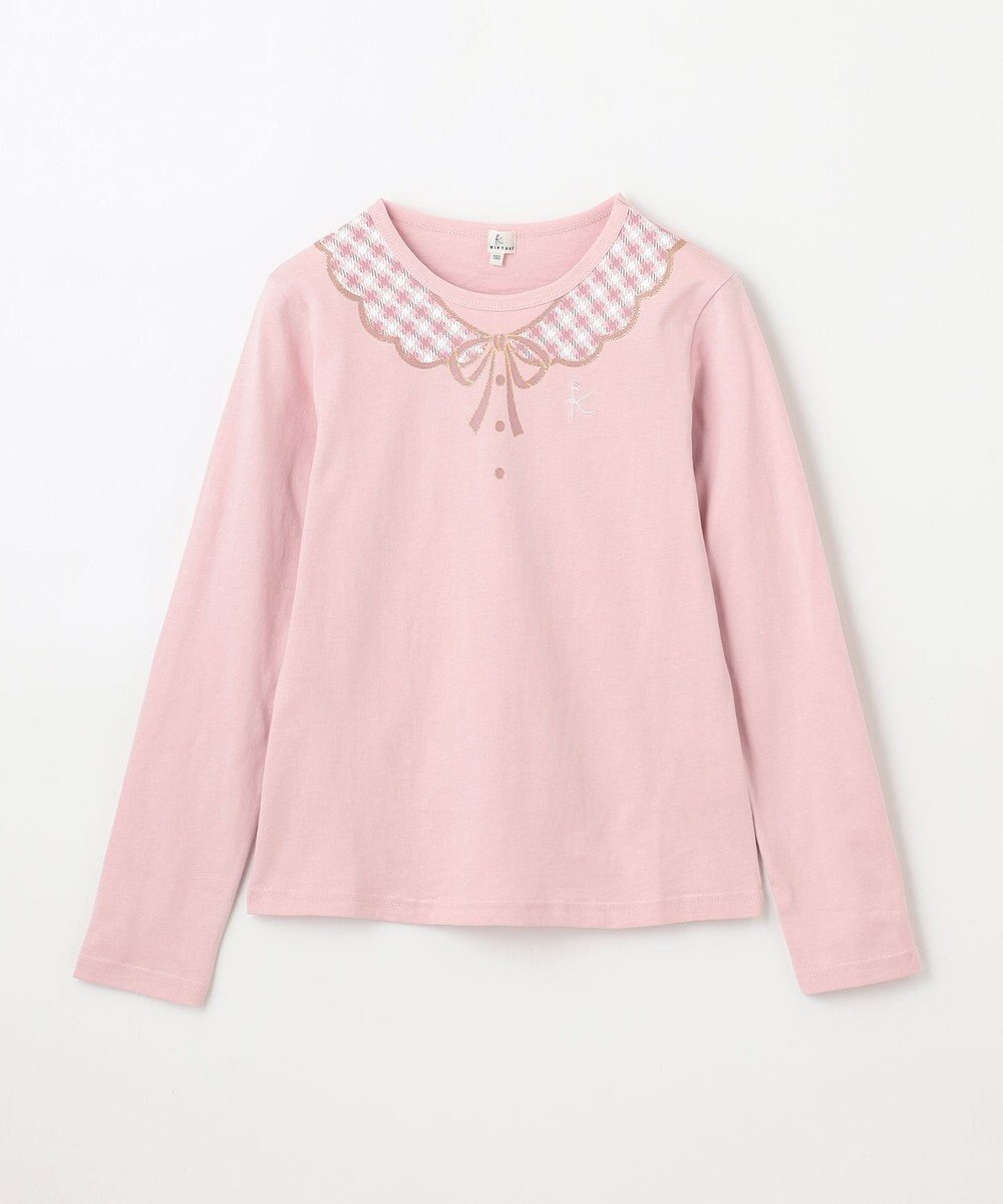 組曲 KIDS 【150-160㎝】トロンプルイユロン Tシャツ 