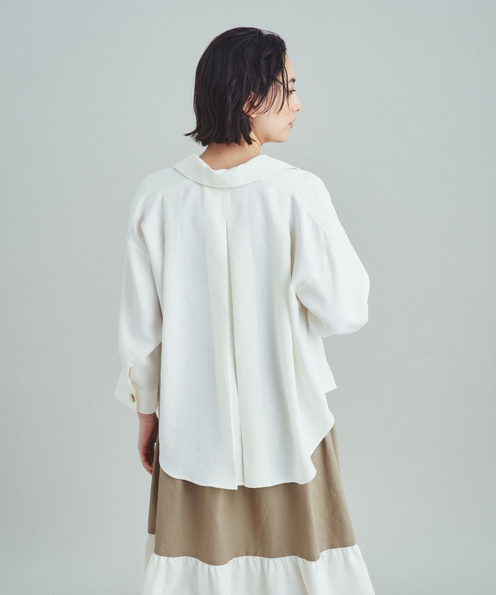 リネンタッチシャツジャケット / GRACE CONTINENTAL | ファッション