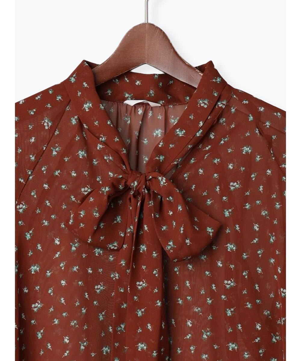 Te chichi パターンアソートシフォンボウタイブラウス《2025Autumn catalog vol.2 item》 