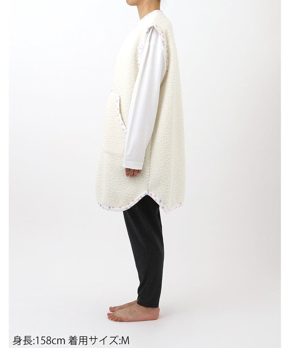 tsumori chisato SLEEP ツモリチサト ベスト ルームウェア フリース(表生地) 綿(肌側) tsumori chisato SLEEP URW153 /ワコール 
