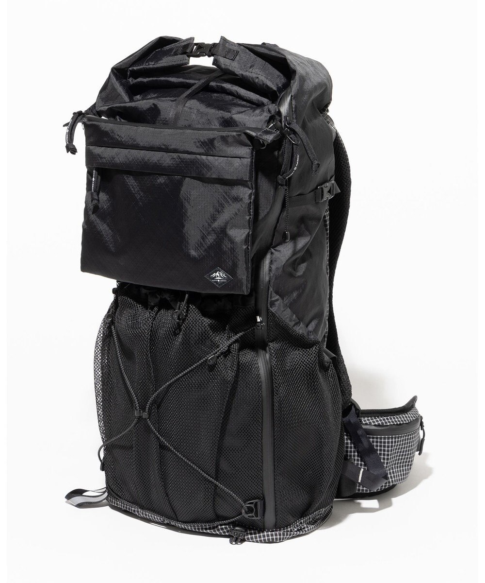 JOSEPH ABBOUD MOUNTAIN 【軽量/ECO撥水/サスティナブル素材/サコッシュが取り外せる】リサイクルリップストップ バックパック 33L 