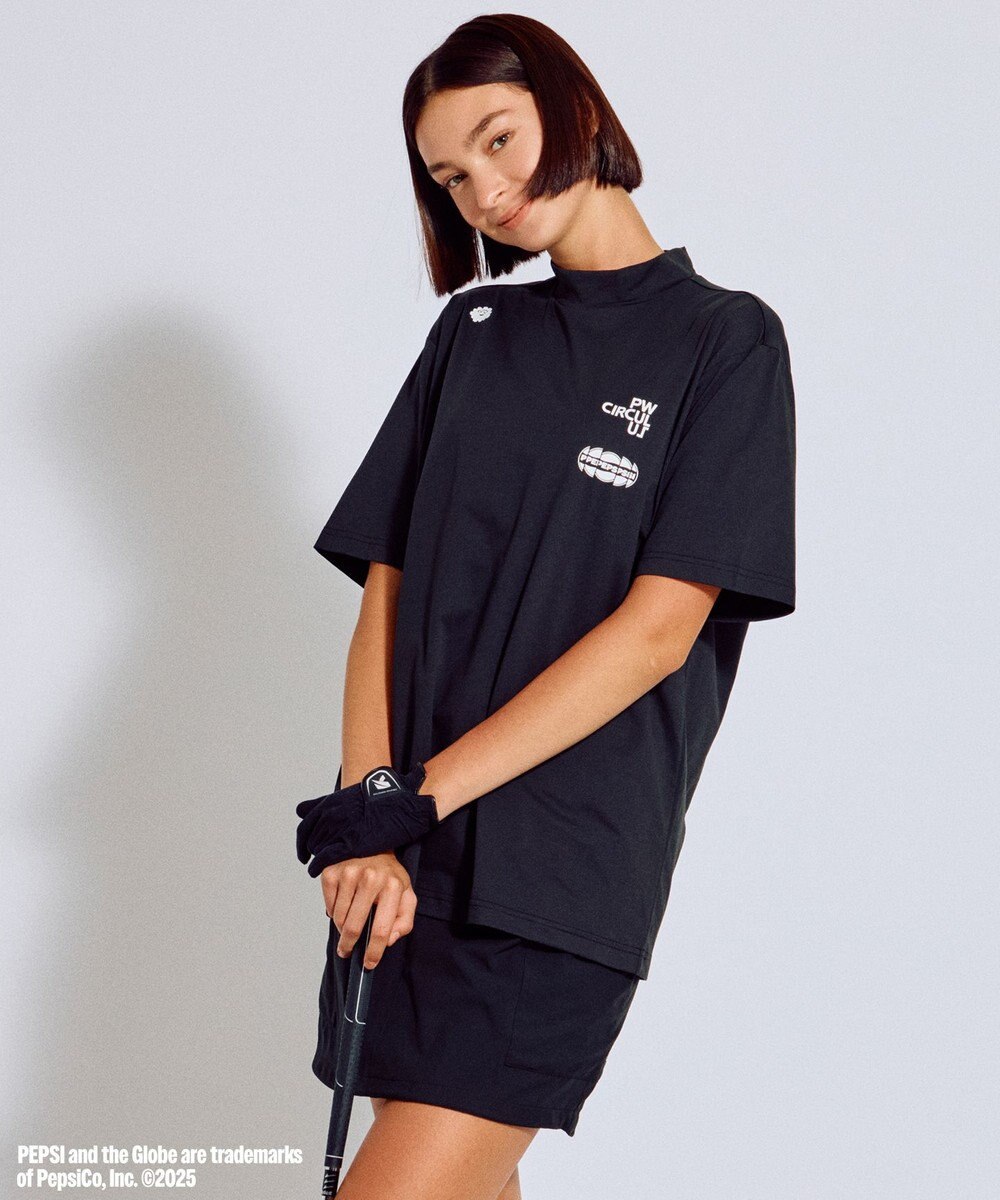 PW CIRCULUS 〈Pepsiコラボ〉【UNISEX】Pepsi World Graphic モックネックT 
