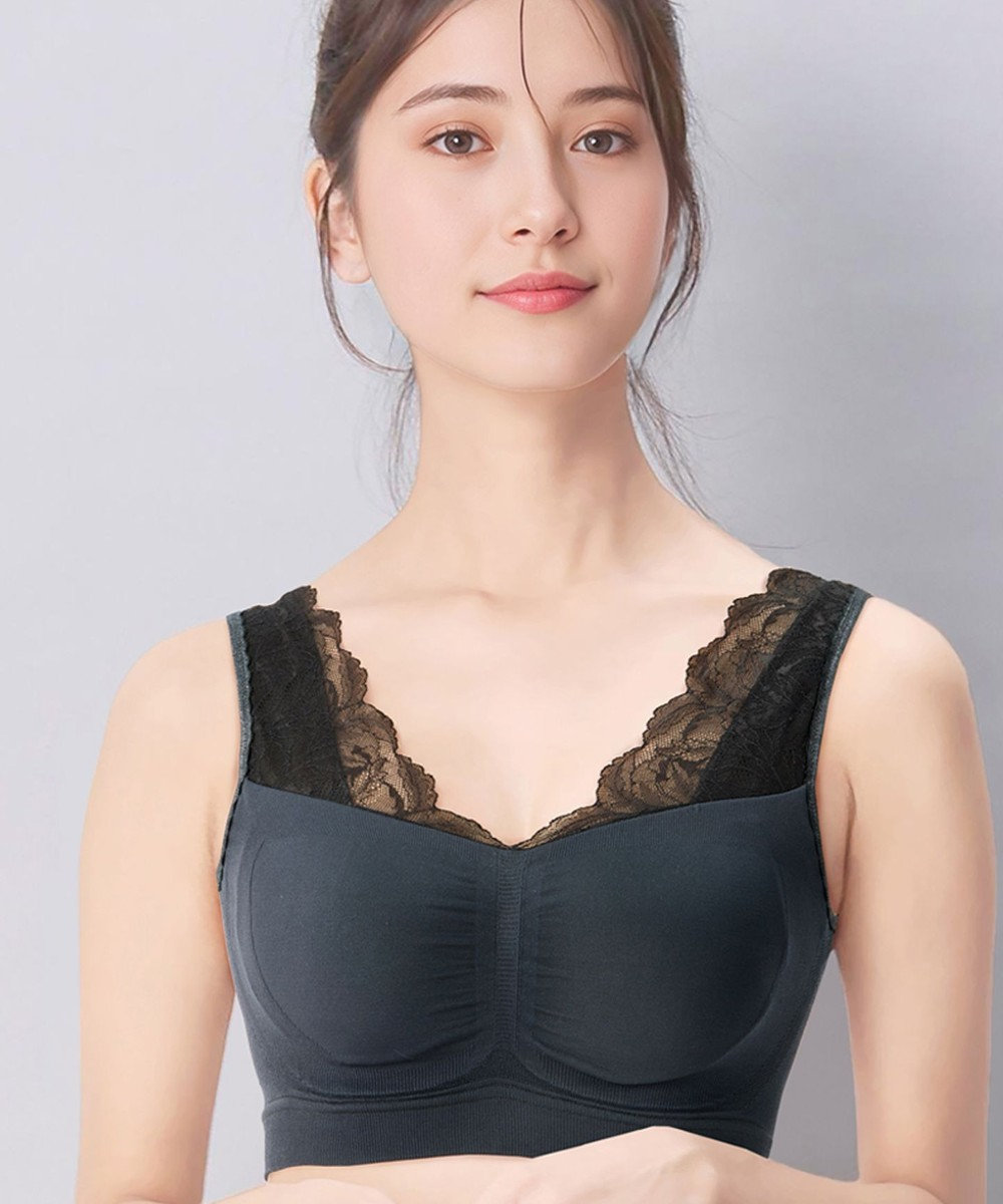 Wing ノンワイヤーブラ バストの脇流れを防ぐ 就寝中も日中のくつろぎタイムも 【ナイトアップブラ ルーム】 ブラジャー ナイトブラ KB3511 ウイング／ワコール 