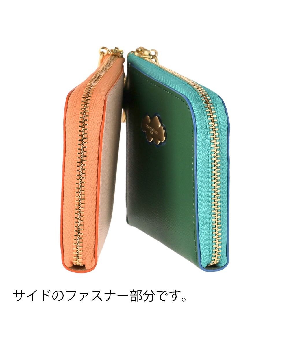 tsumori chisato CARRY くもマーク 財布 2つ折り キーリング付き ミニ財布 