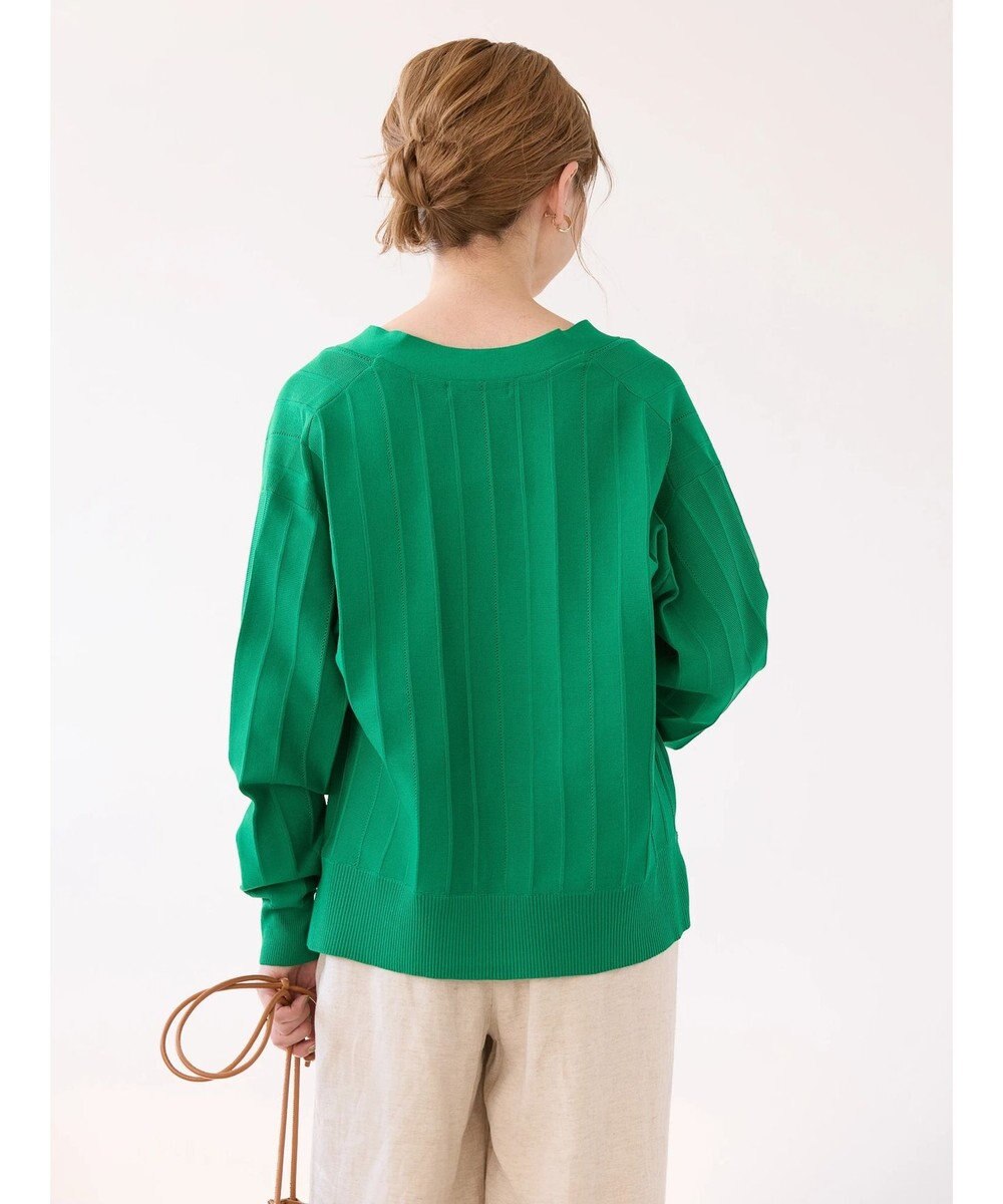 AMERICAN HOLIC 針抜きＶネックニットカーディガン 