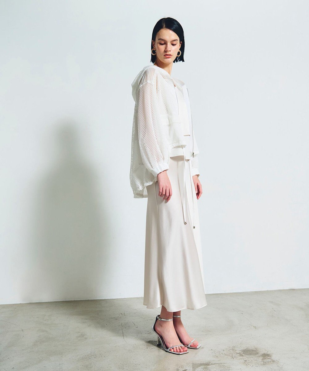 GRACE CONTINENTAL メッシュコンビフーディー 