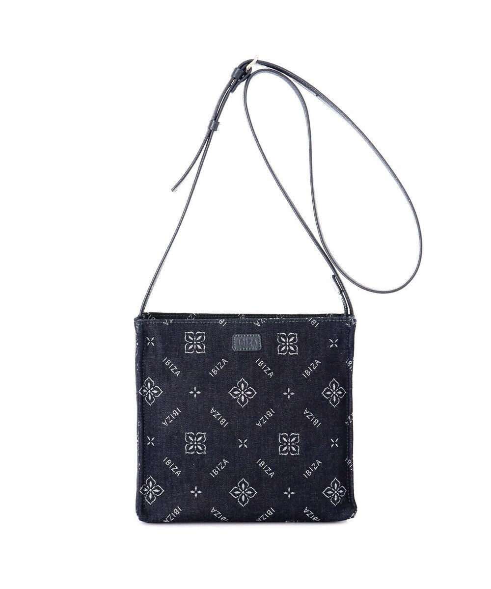 IBIZA アスール　ロゴデニム　ショルダーバッグ 