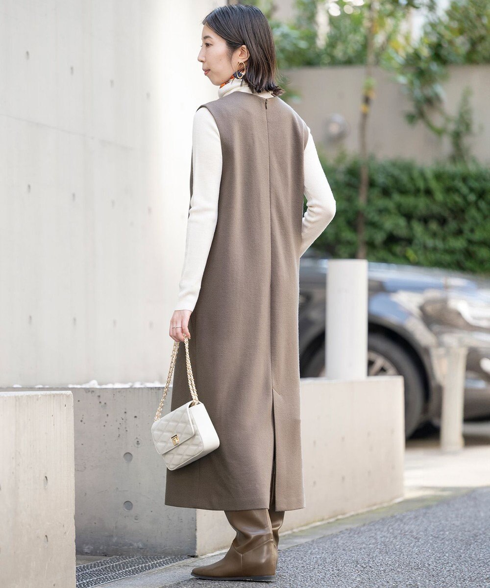 23区 S 【Sサイズ限定】ウールミルドジャージー ジャンパースカート 