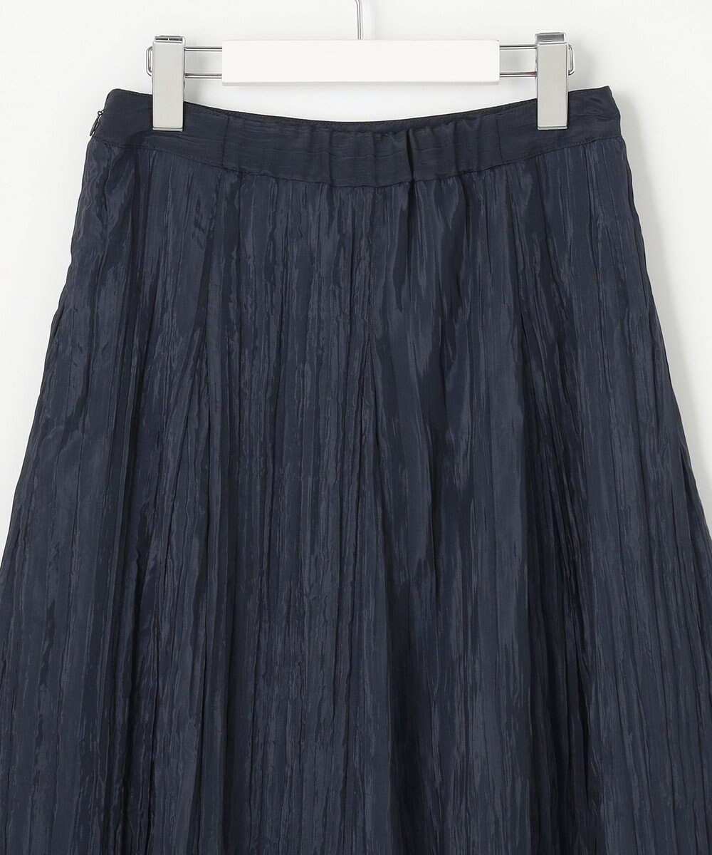 J.PRESS LADIES 【洗える】リンクルリッド フレアー スカート 